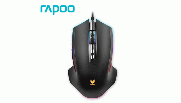Rapoo V20PRO RGB  Wired Gaming Mouse (100-8000 DPI)